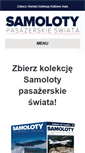 Mobile Screenshot of kolekcjasamoloty.pl